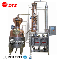 500L Semi-automatic Copper Distillation Equipment Moonshine Still