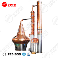 5000 Litres Large Copper Distillation Equipment Multifunctional Moonshine Distillery Still