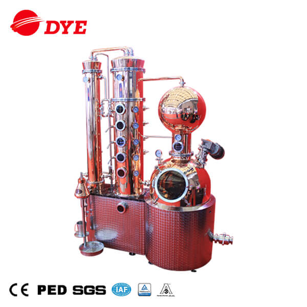 DYE-I-250liter high quality copper distiller equipment for whiskey brandy gin 