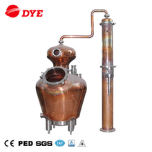 100L between 6 to 20 sets Customized copper pot still or stainless steel Alcohol distillation equipment China