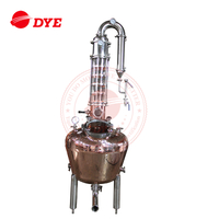 250LGlass Copper Distillation Column Ethanol distiller 