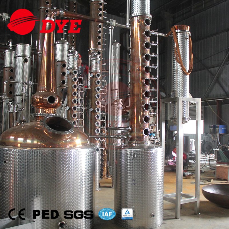 300gallon Copper Alcohol whisky Distillation Equipment 