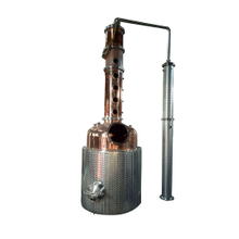 Spirits Alcohol Making Machine Distilling Column Copper Still
